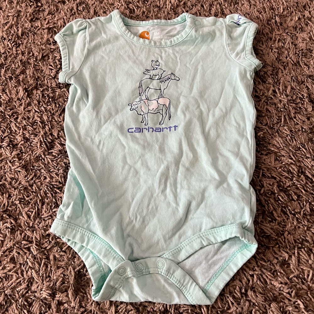 Carhartt Mint Green Kids One Piece